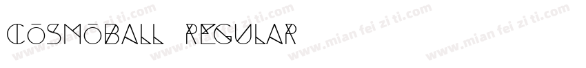 Cosmoball Regular字体转换